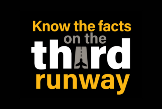 Know the facts on the third runway logo