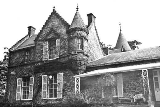 Historic photo of Overnewton castle