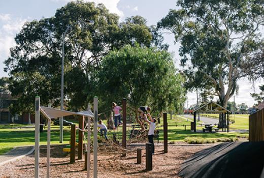 Playground at Cliff Harvey Lagoon Reserve